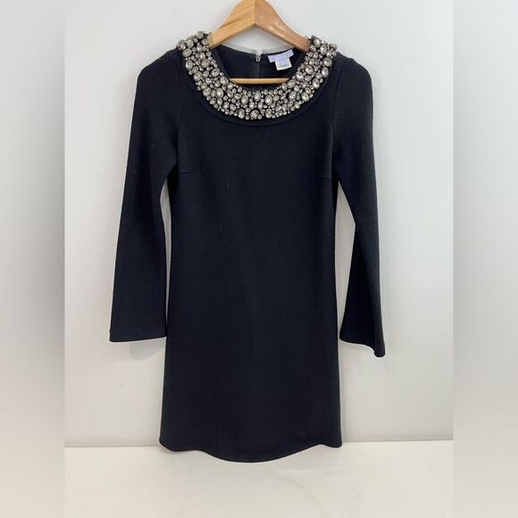 Vera Wang Dresses & Skirts - Vera Wang Embellished Wool Dress Size 2